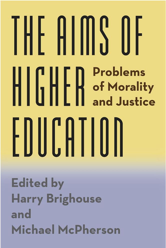 Aims of Higher Ed book jacket